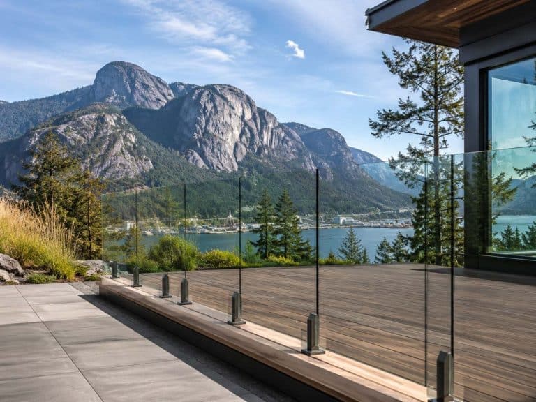 glass deck railing squamish