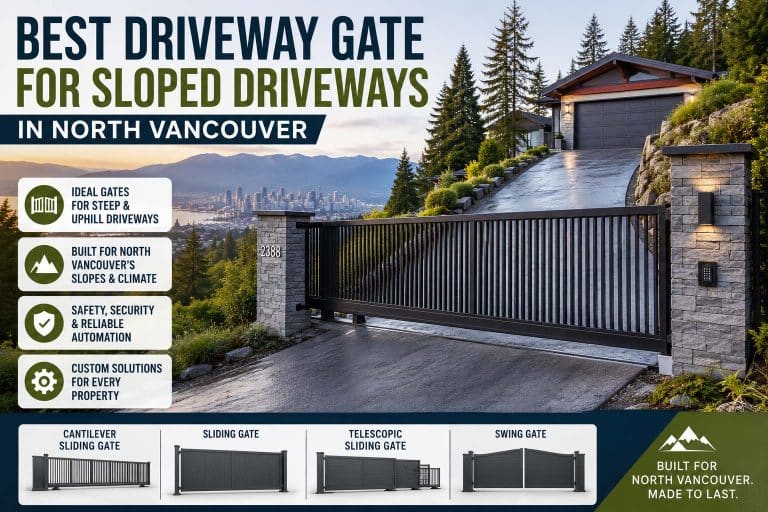 Best Driveway Gate for Sloped Driveways in North Vancouver